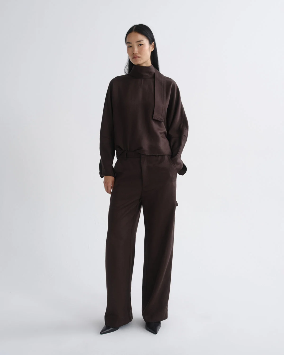 LYNDON PANT IN IRONWOOD - 1