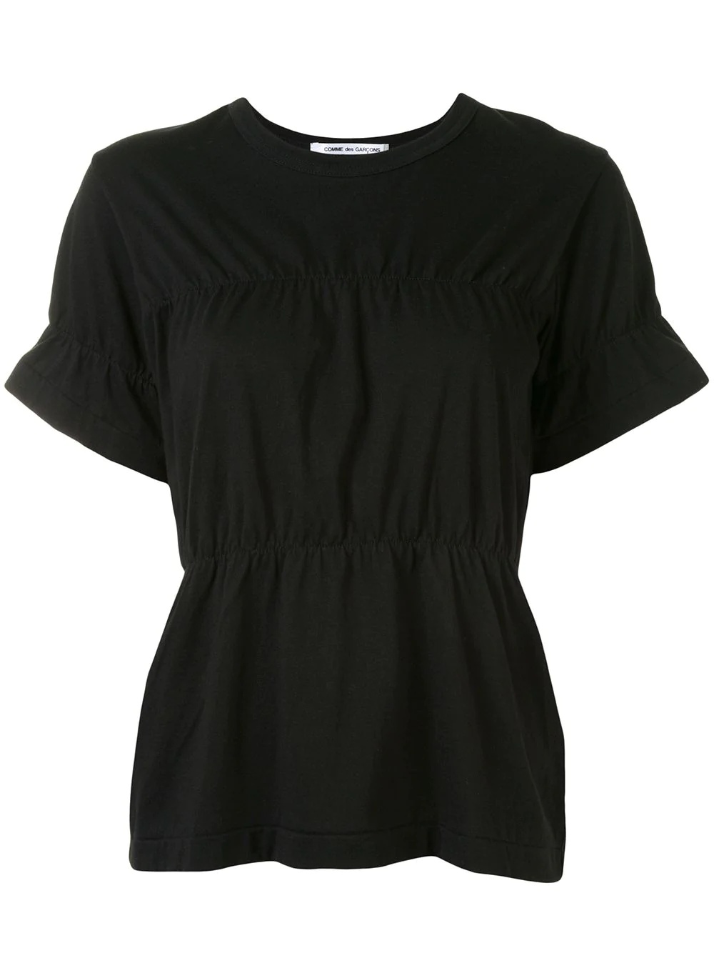 tiered short-sleeve top - 1