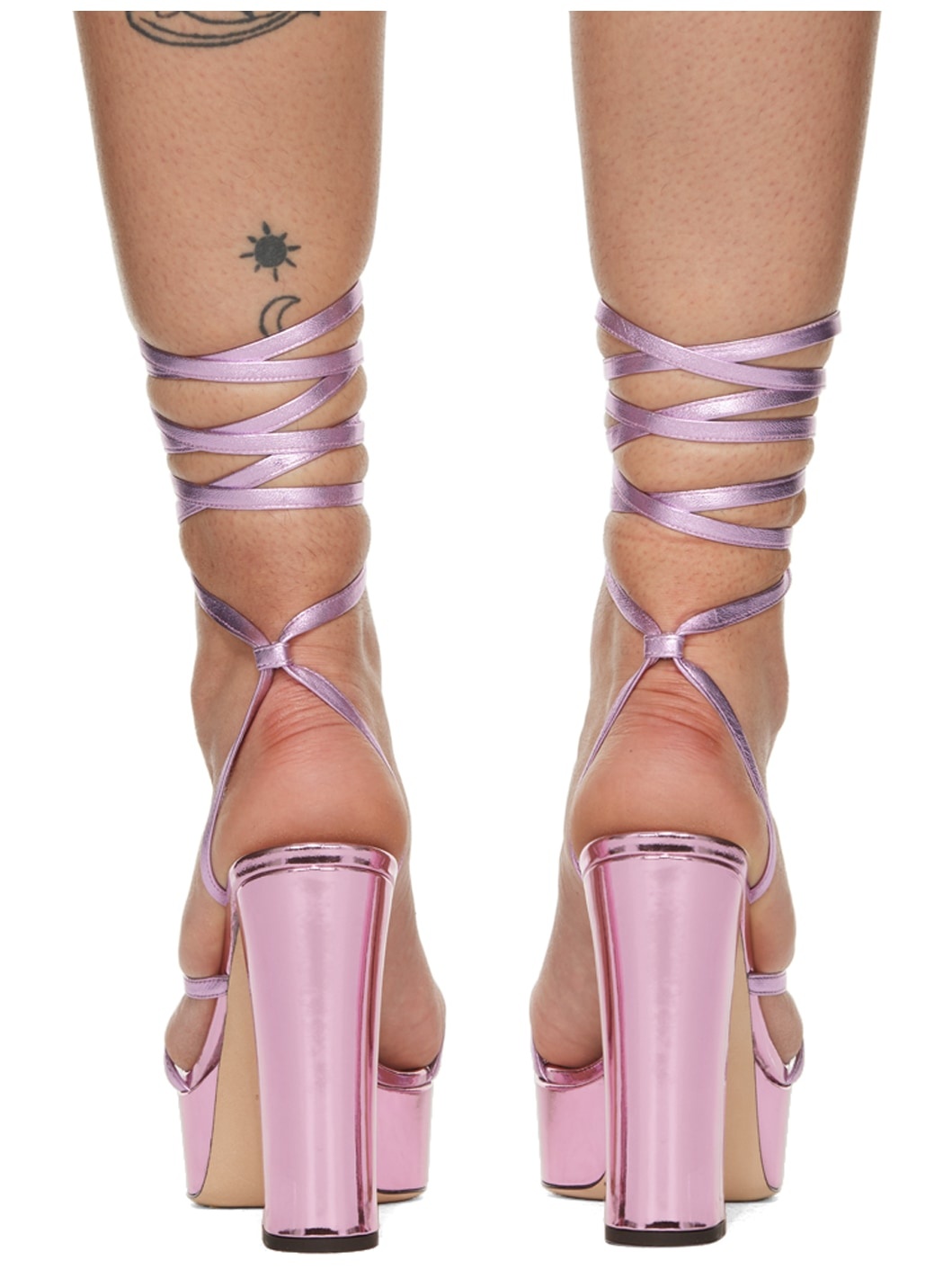 Pink Vegas Heeled Sandals - 2