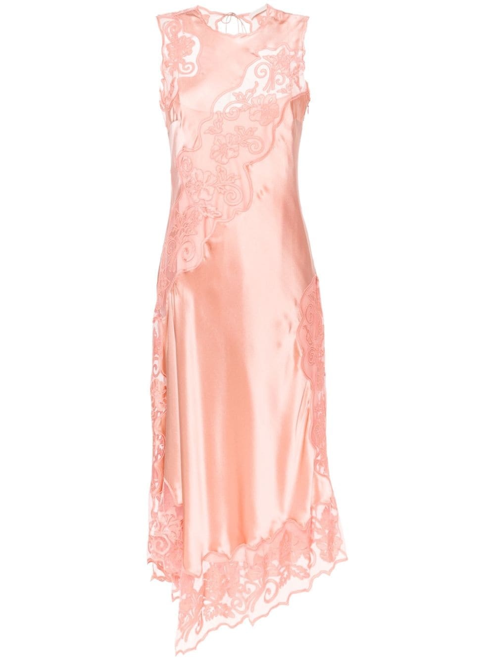 Kaia floral-lace silk maxi dress - 1