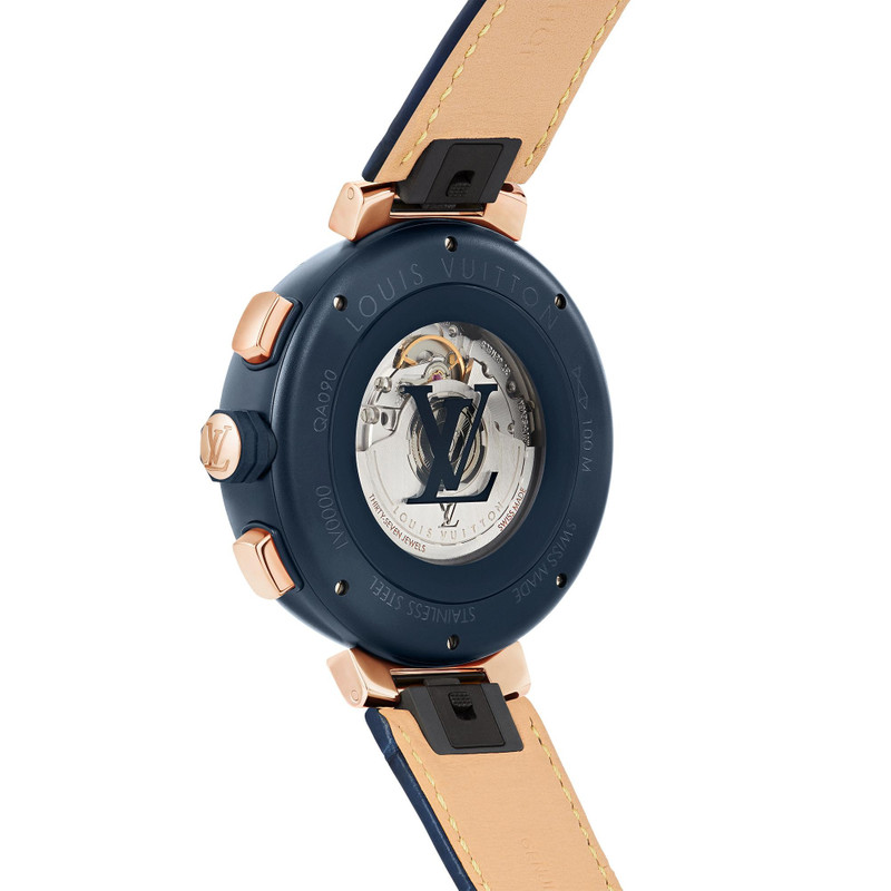 Tambour Damier Cobalt Chronograph 7