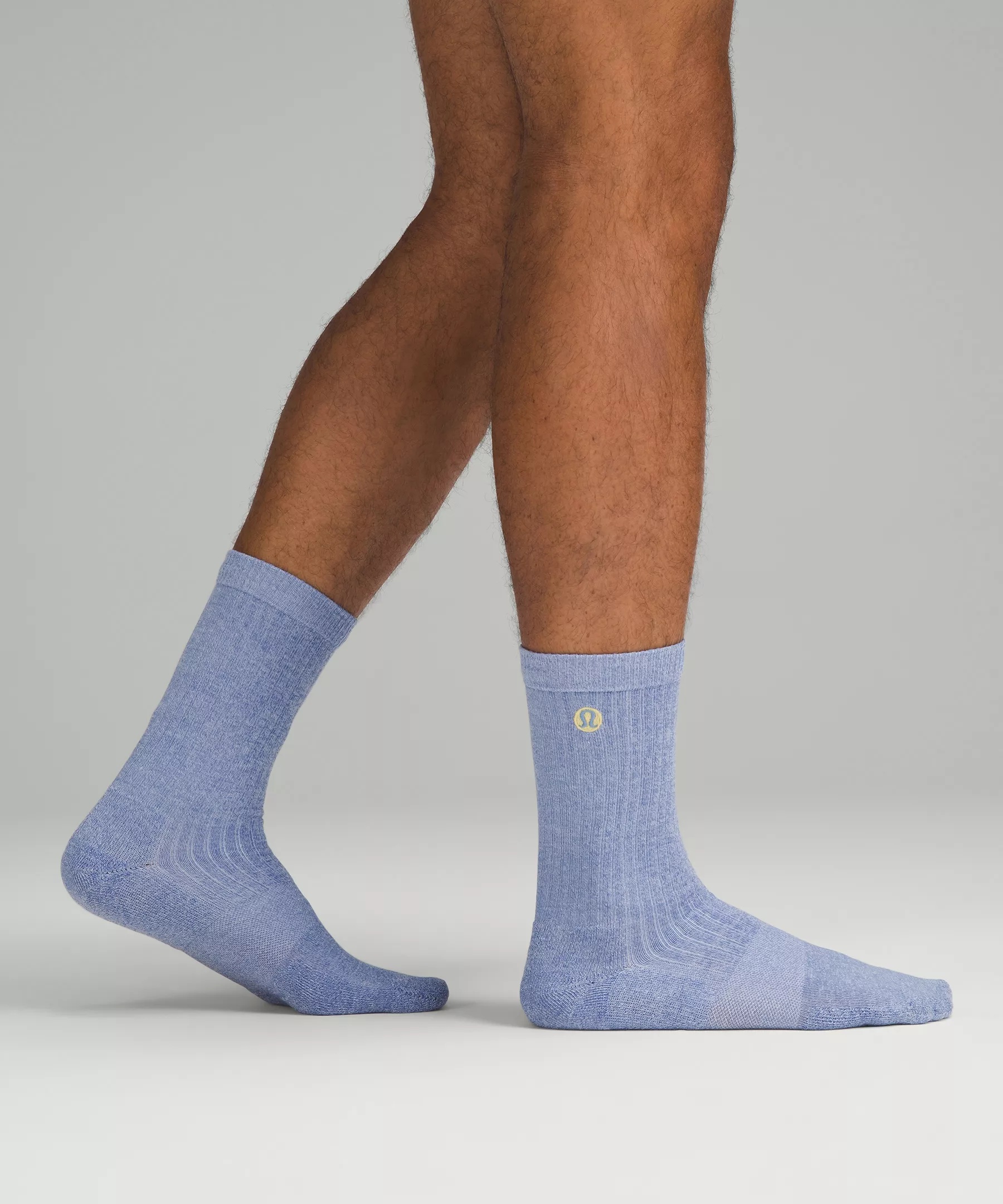 Men's Daily Stride Ribbed Comfort Crew Socks - 2