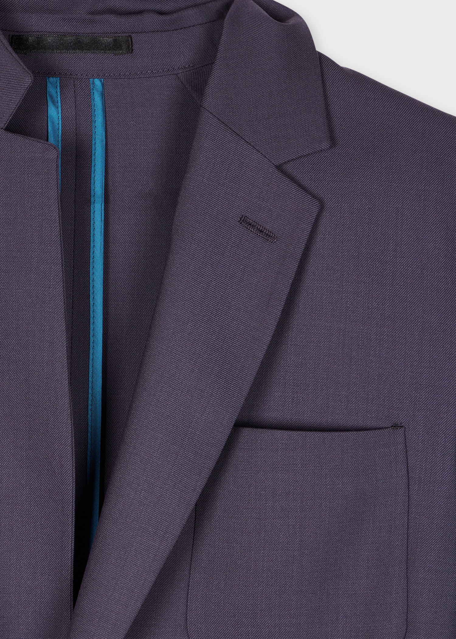 A Suit To Travel In - Slate Grey Wool Unlined Blazer - 3