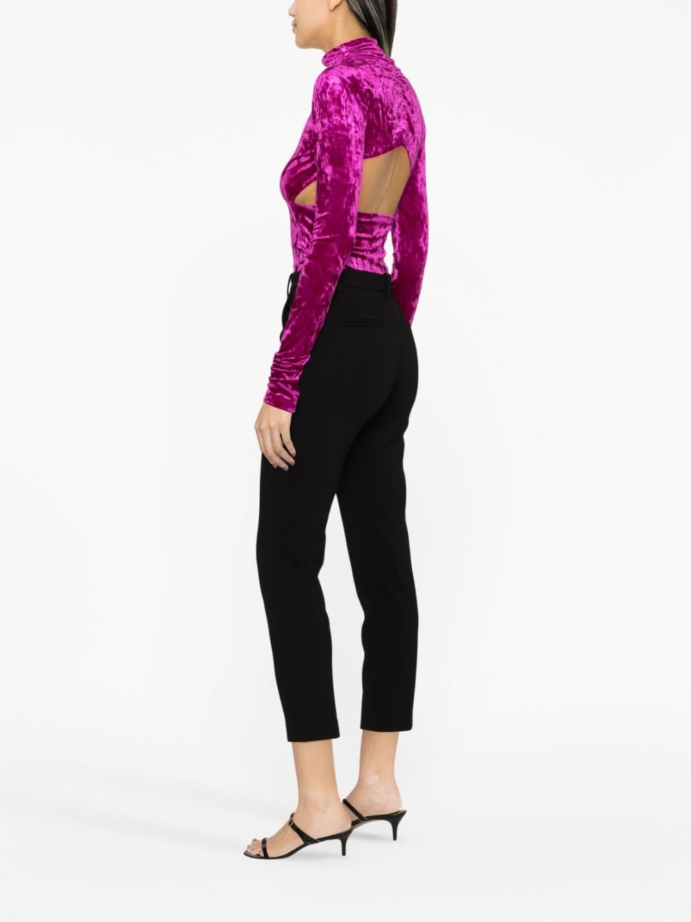 slim-fit tailored trousers - 4