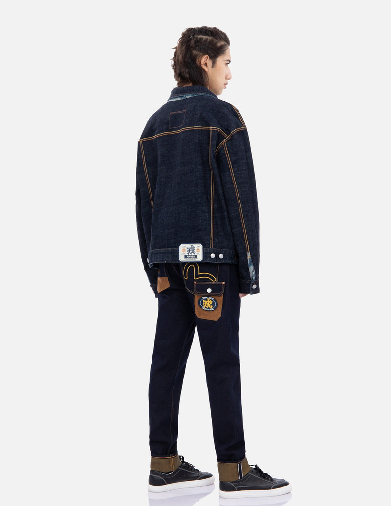 Allover Camouflage-Pattern Reversible Denim Jacket 6