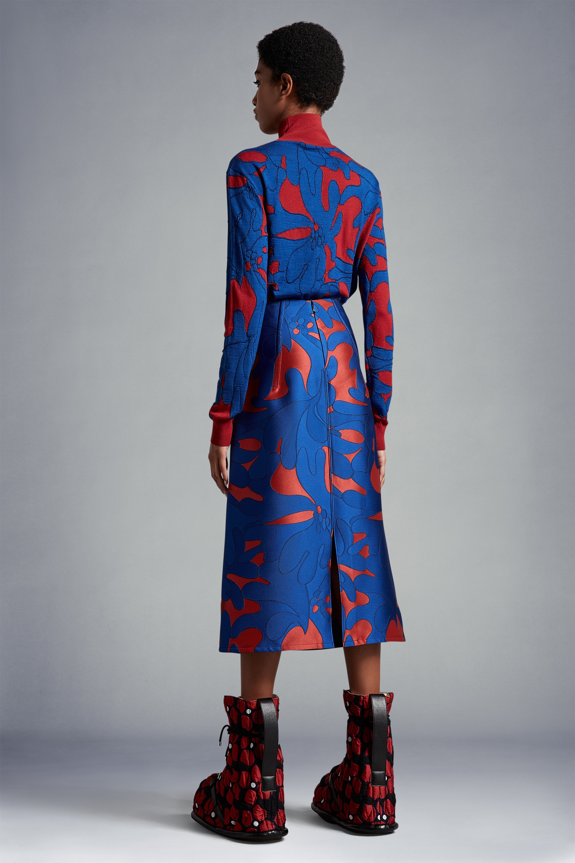 Jacquard Midi Skirt - 3