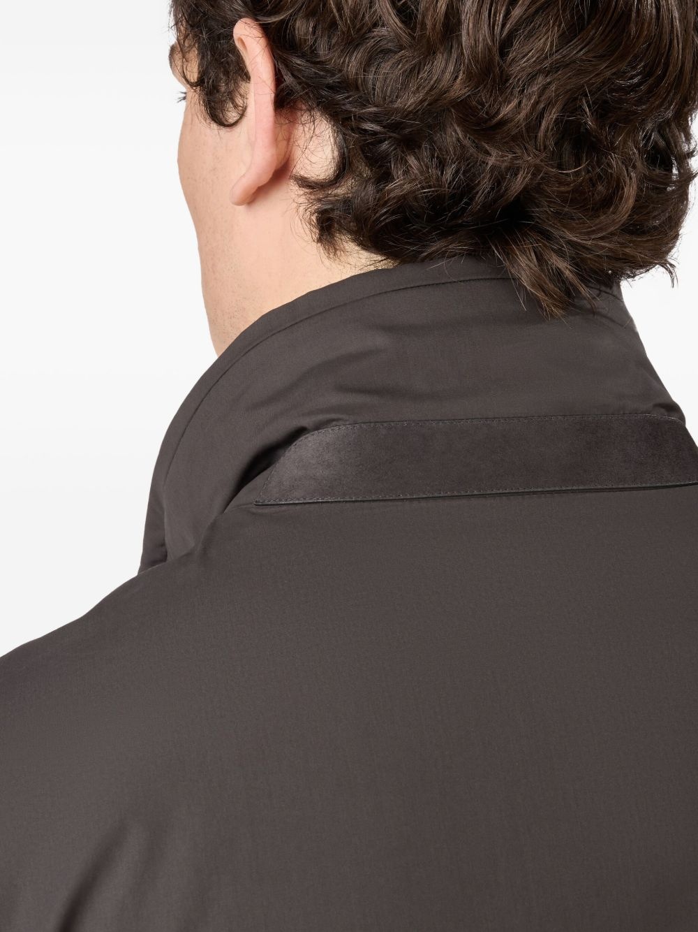 two-tone zip-up jacket - 5