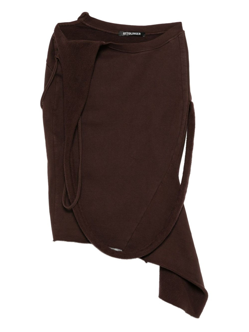 organic cotton asymmetric skirt 1