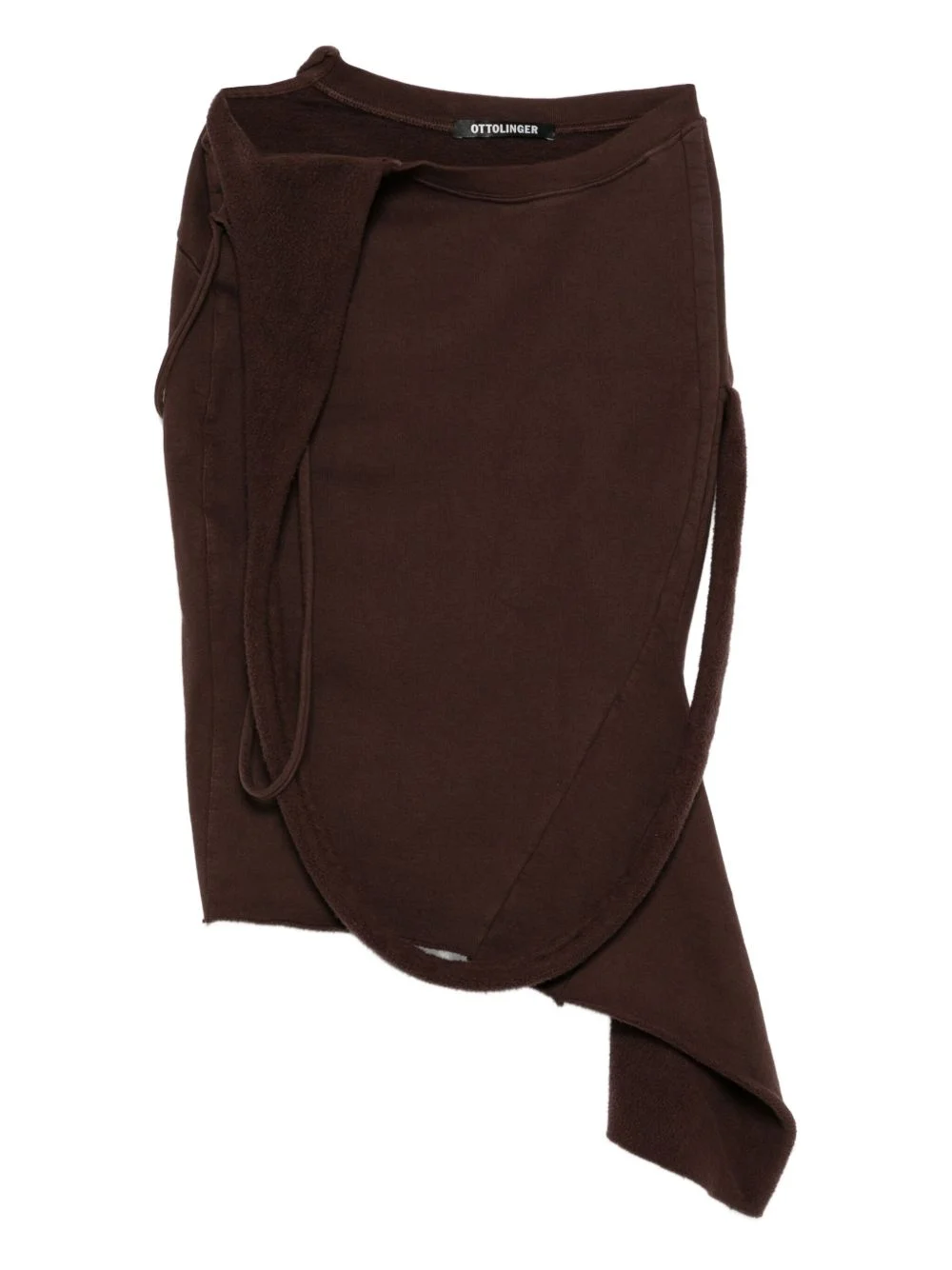 organic cotton asymmetric skirt - 1