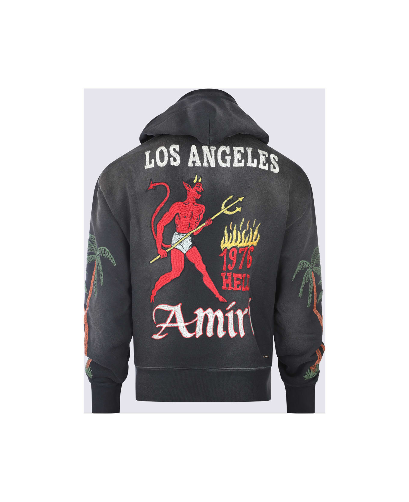 Black Cotton Sweatshirt - 2