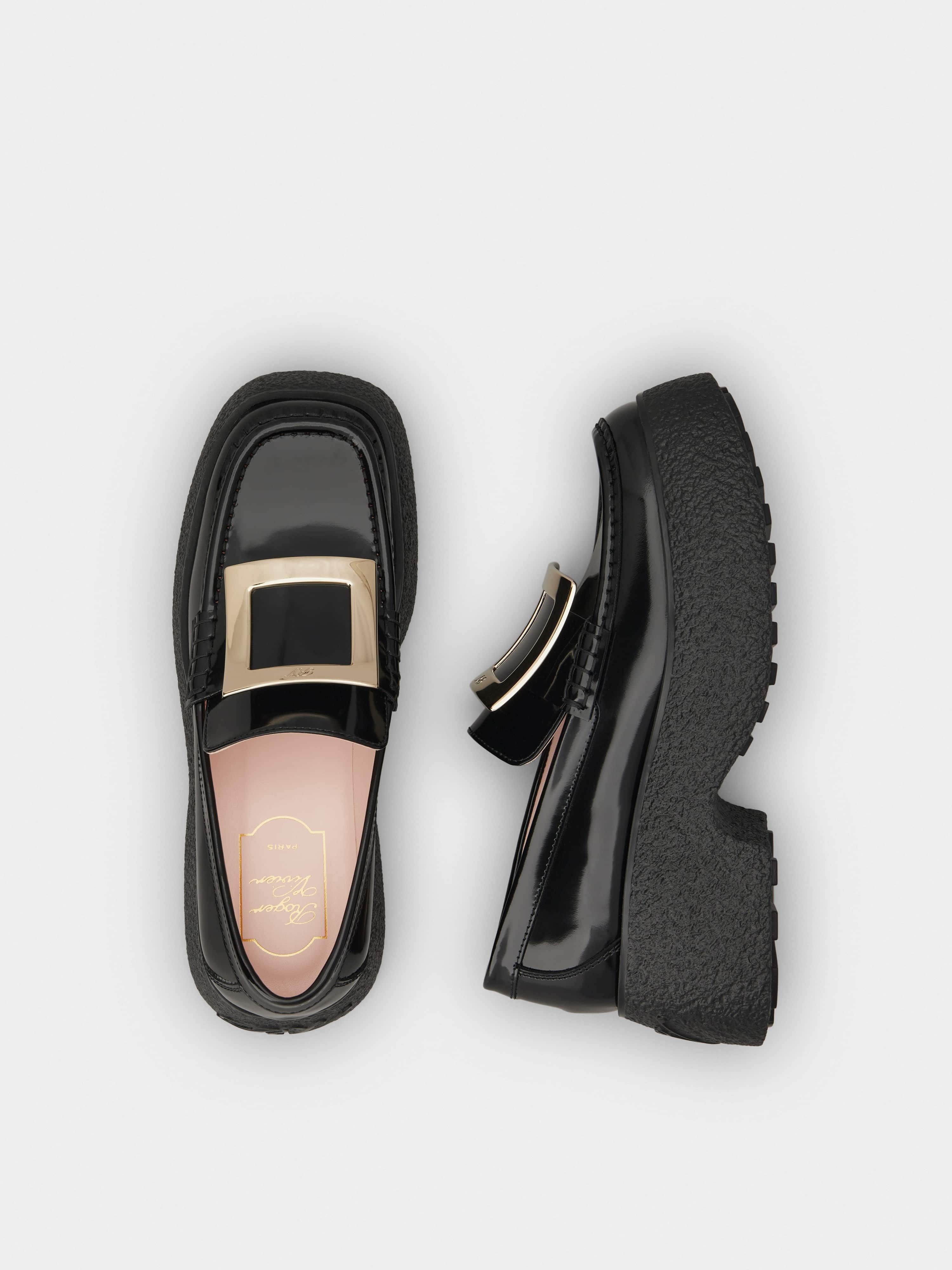 Viv' Rangers Metal Buckle Flatform Loafers - 4