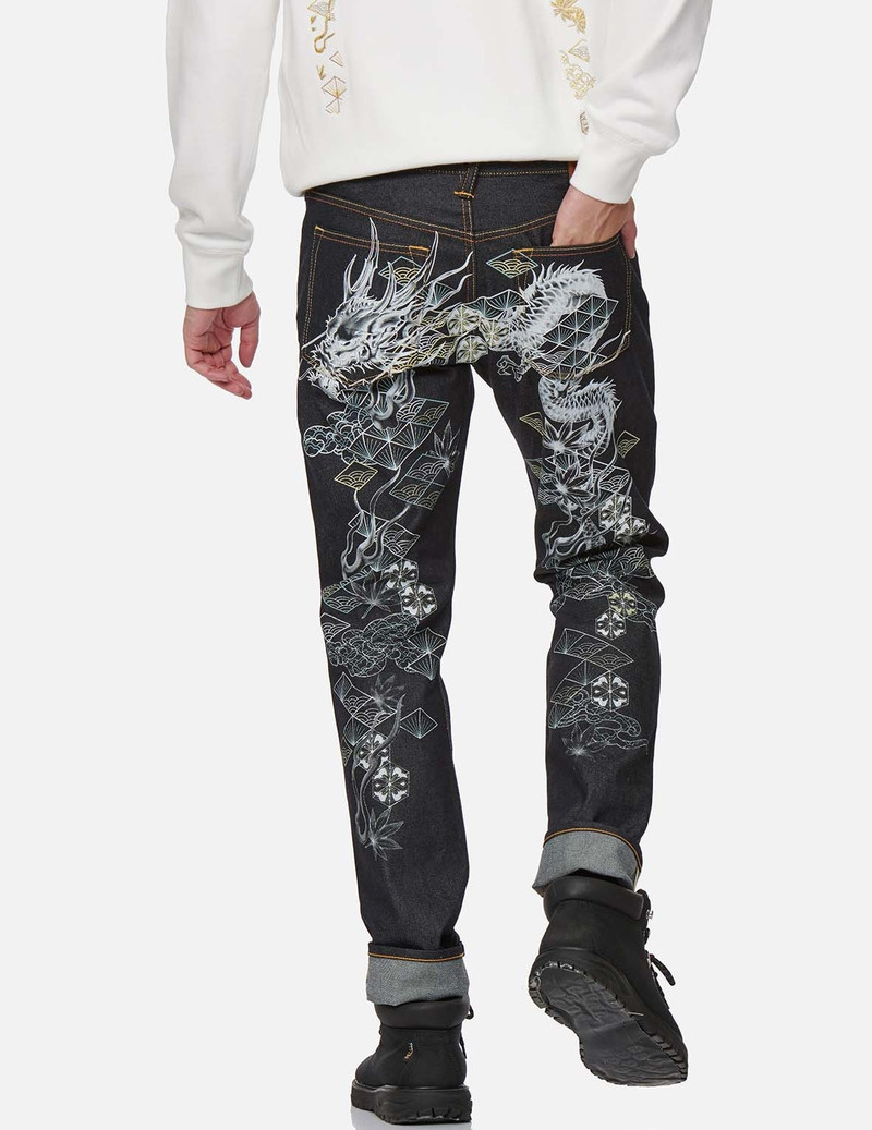 GRADATED DRAGON DAICOCK CARROT FIT JEANS #2017 3