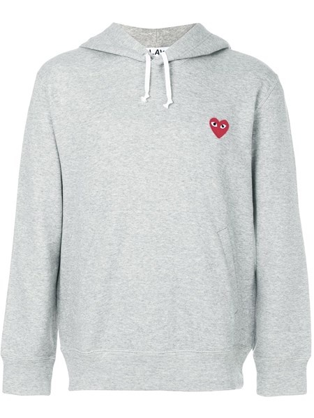 Hooded sweatshirt with embroidered logo - 1