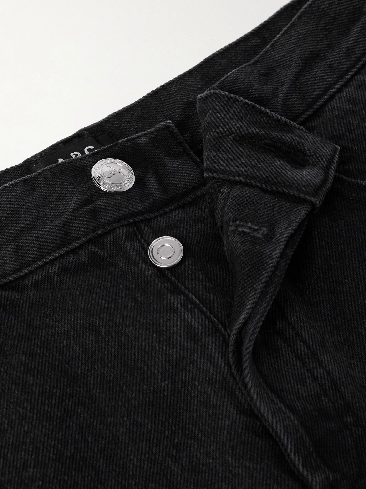 New Standard Slim-Fit Straight-Leg Jeans Black - 5