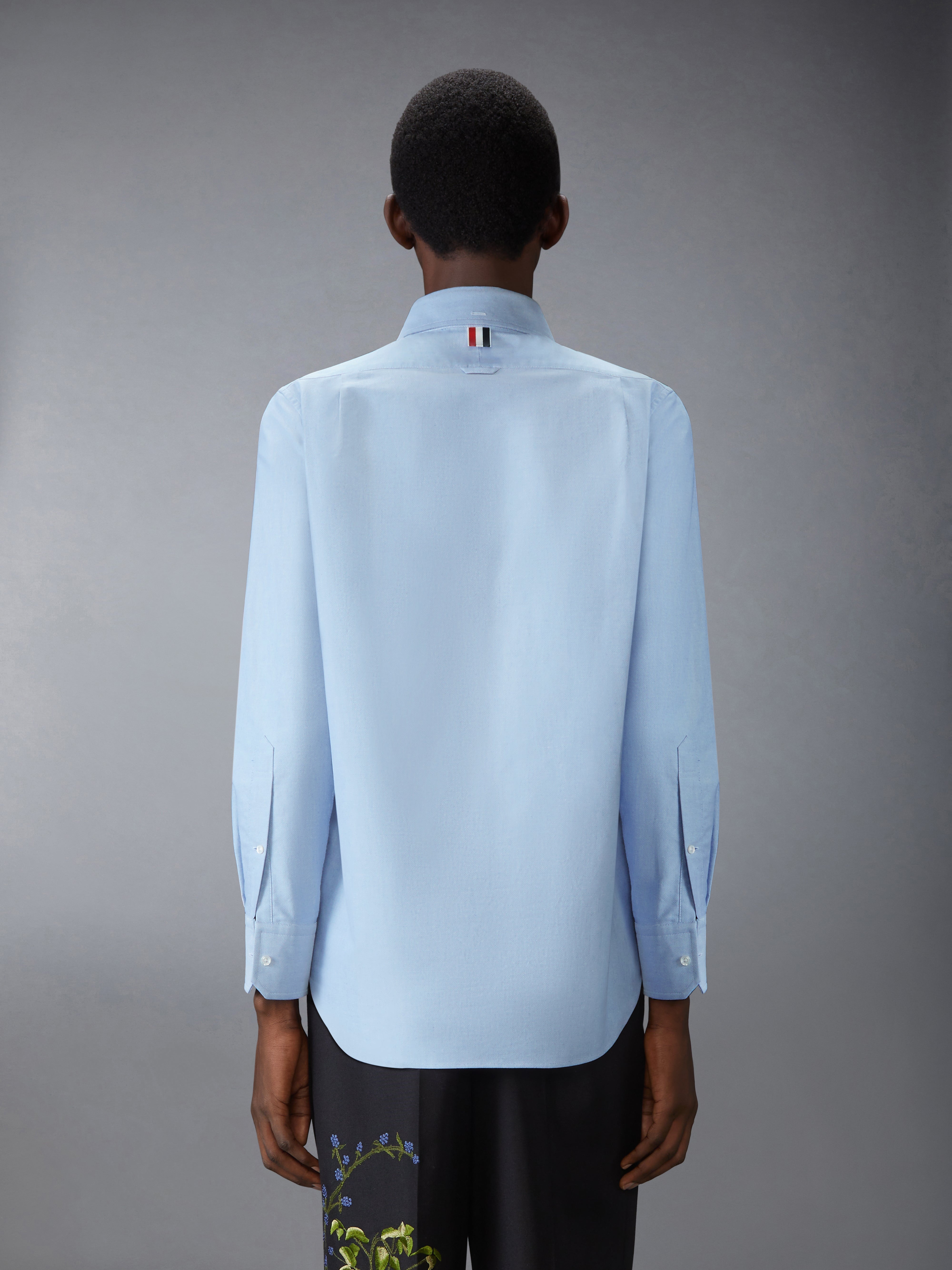 GOOSE SCENIC SATIN STITCH OXFORD SHIRT - 4