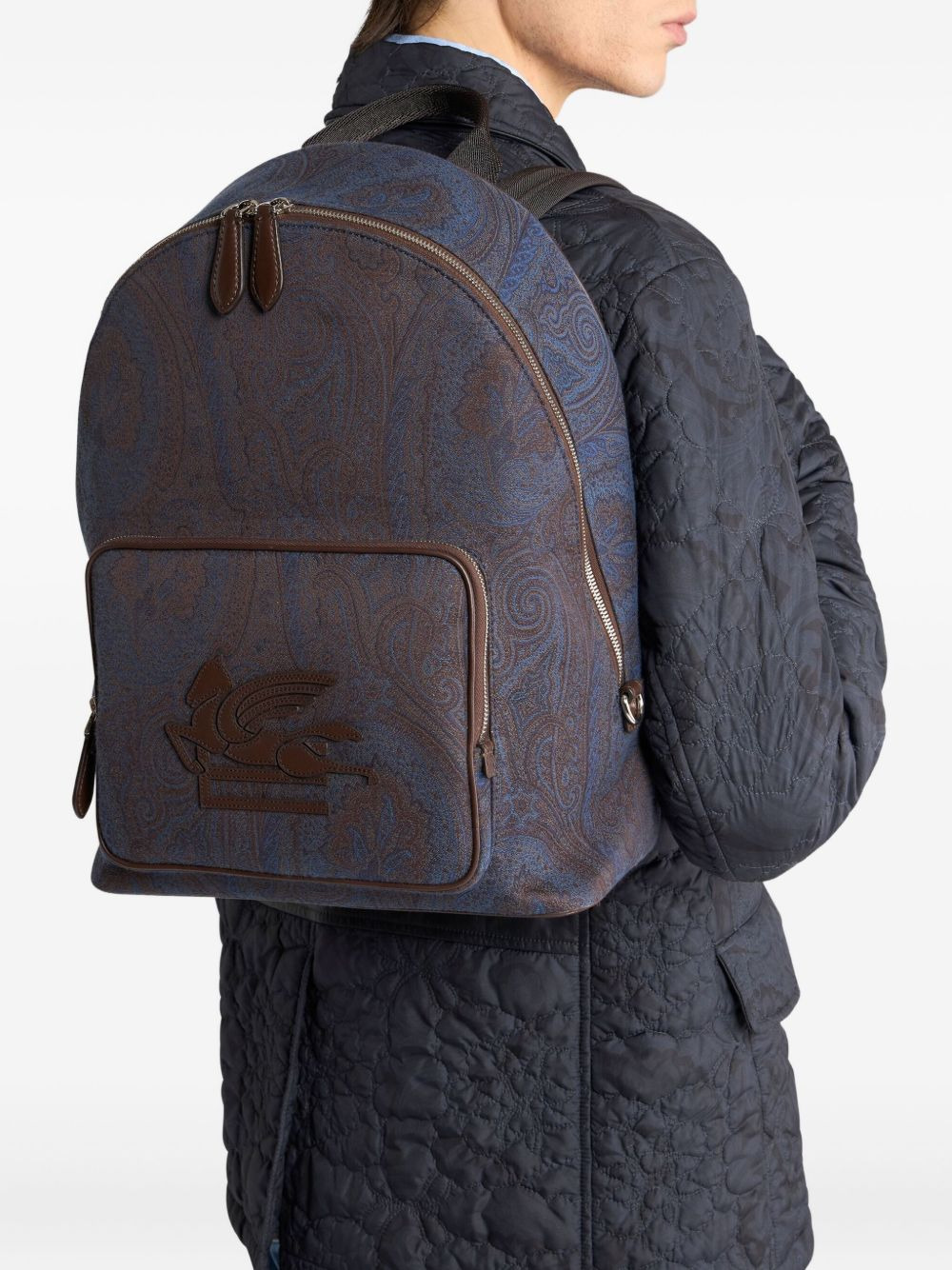 Essential paisley-pattern backpack - 2