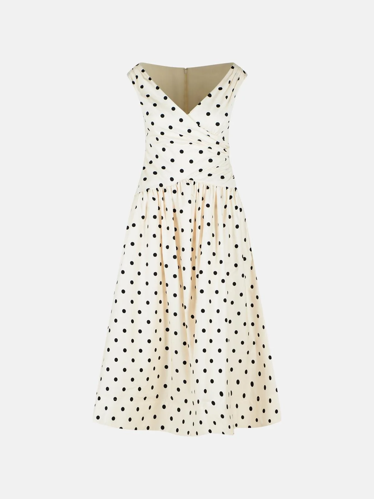 'POLKA DOT' CREAM COTTON DRESS - 1