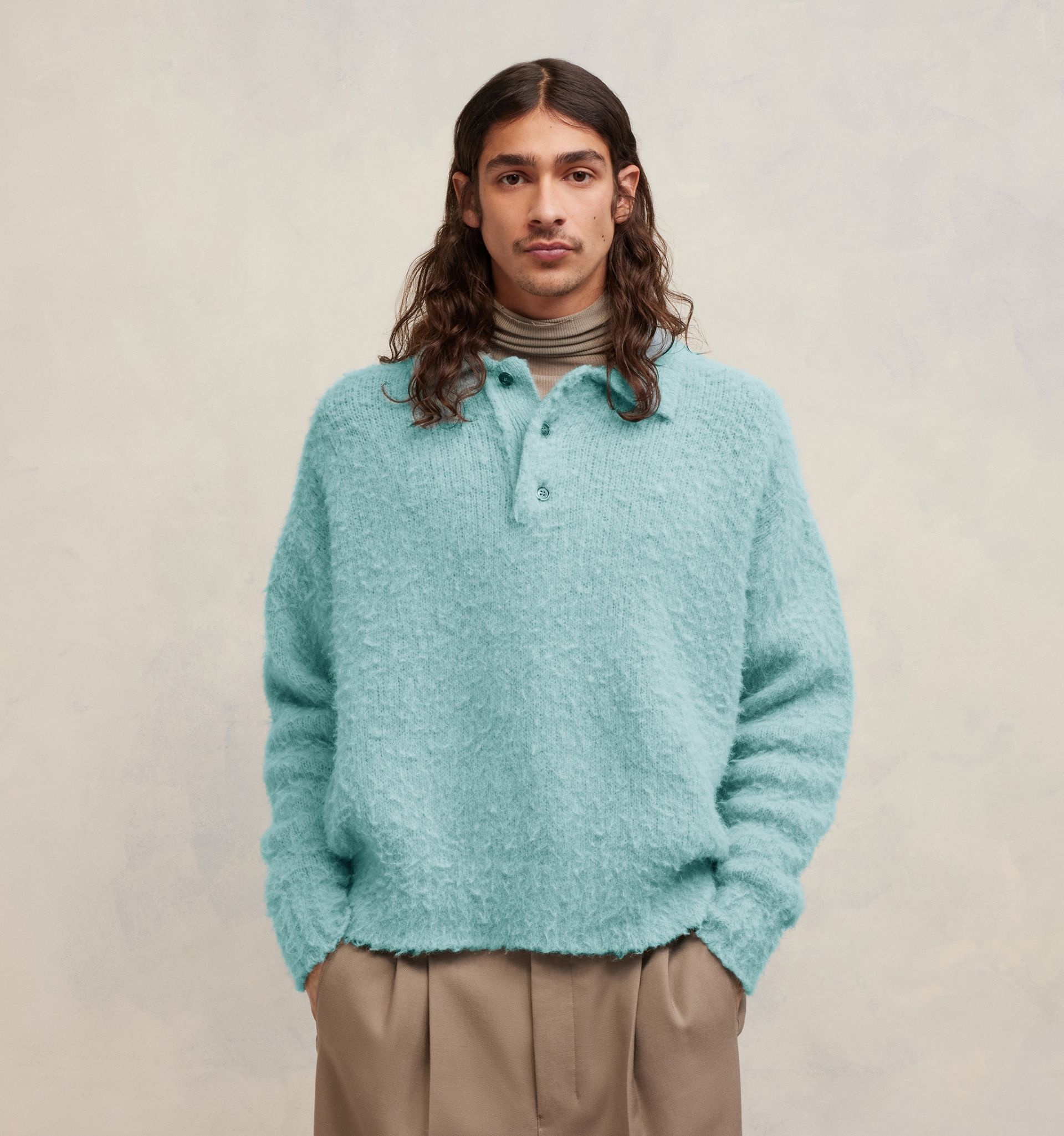 AMI Paris Polo Sweater | REVERSIBLE