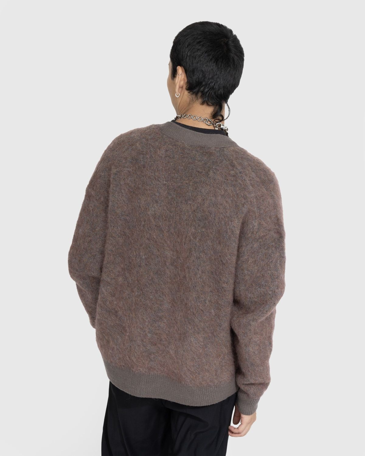 Acne Studios – Fringe Cardigan Brown - 3