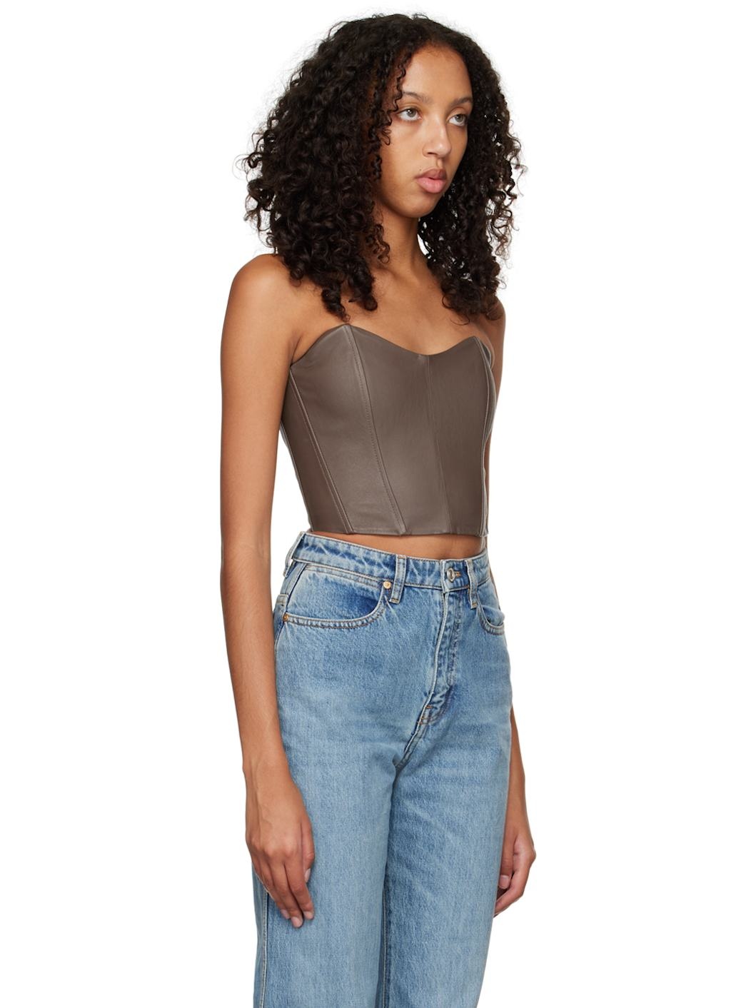 Taupe Oviedo Tank Top - 2