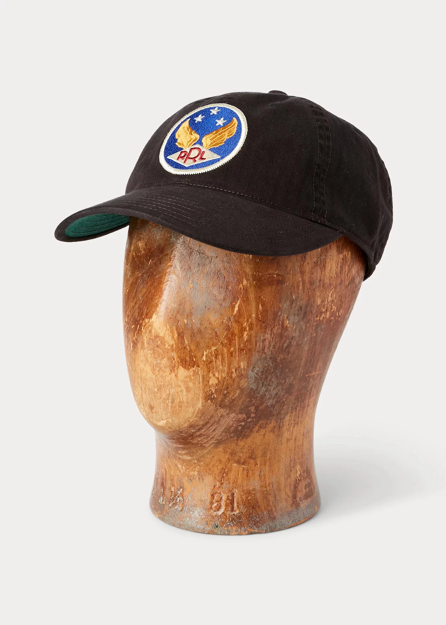 Winged-Logo Twill Ball Cap - 1