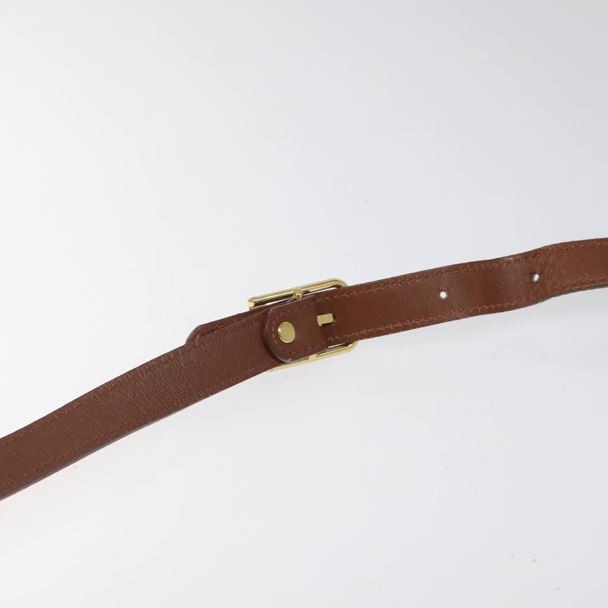 Burberry Shoulder Bag Leather Brown Gold - 8