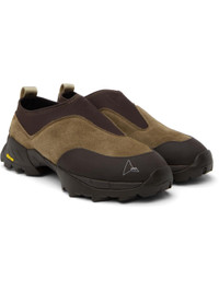 ROA Brown Slip On Sneakers | REVERSIBLE