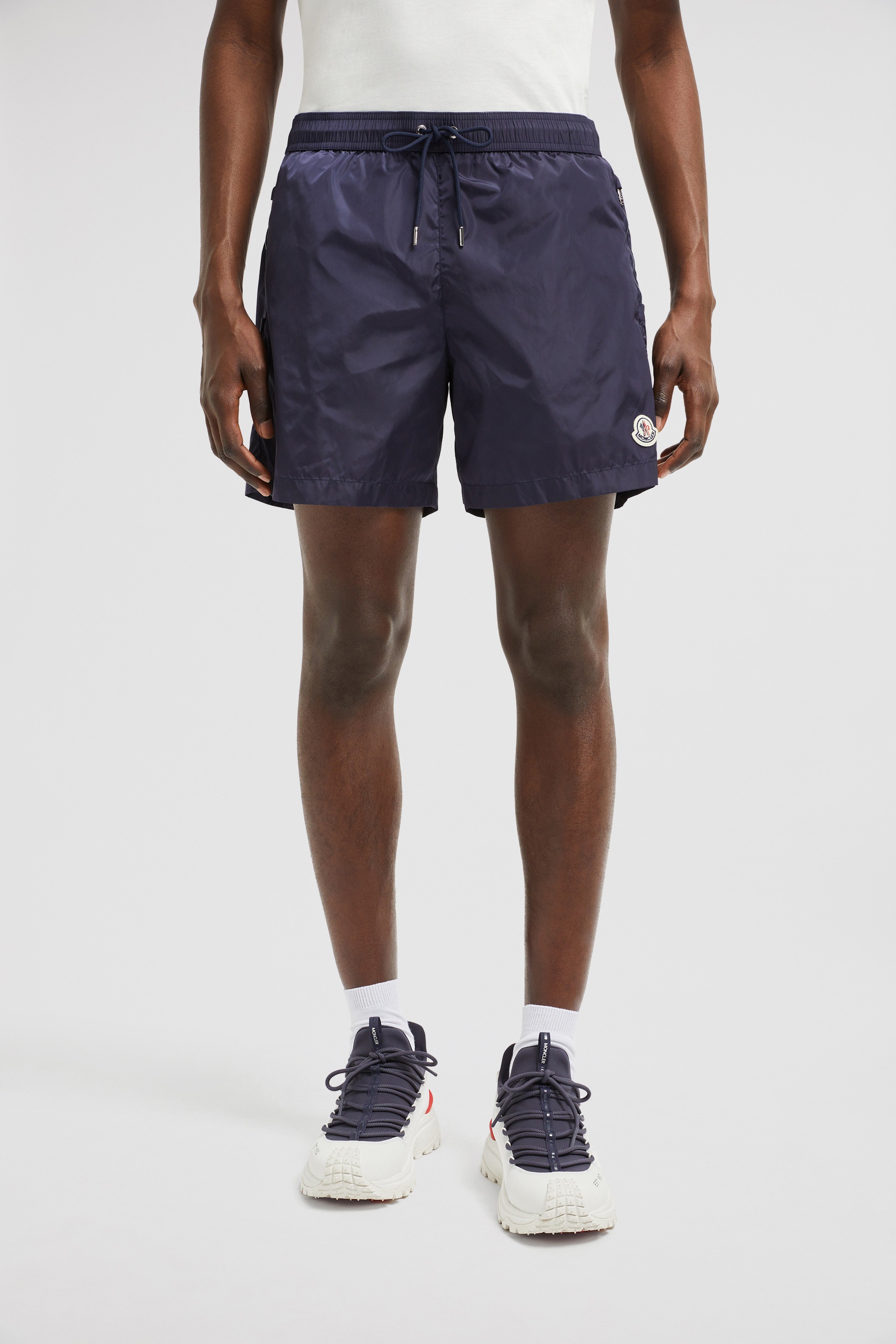 Logo Patch Swim Shorts - 3