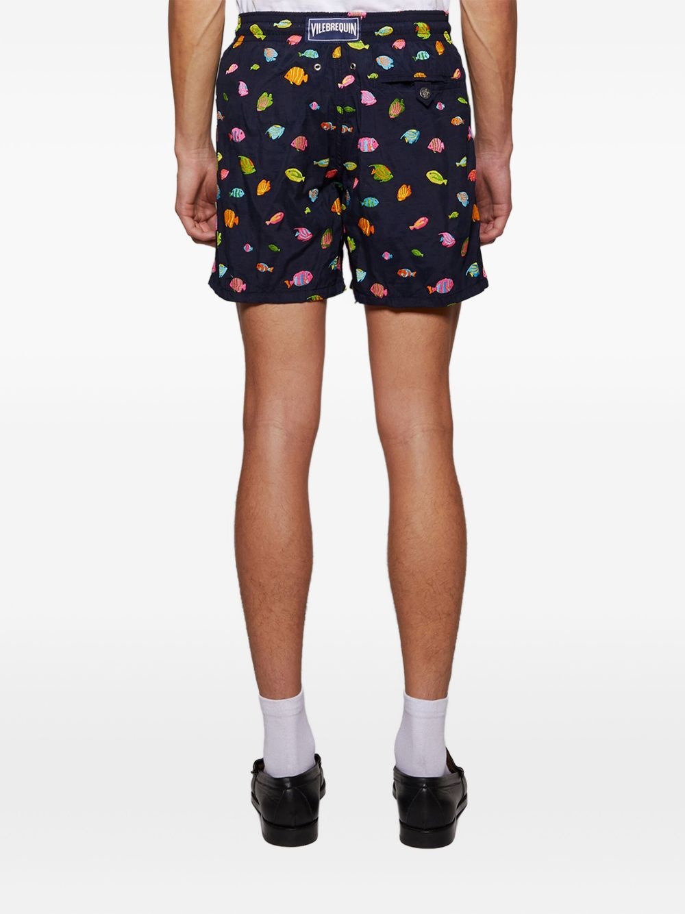 Mistral fish-motif swim shorts - 5