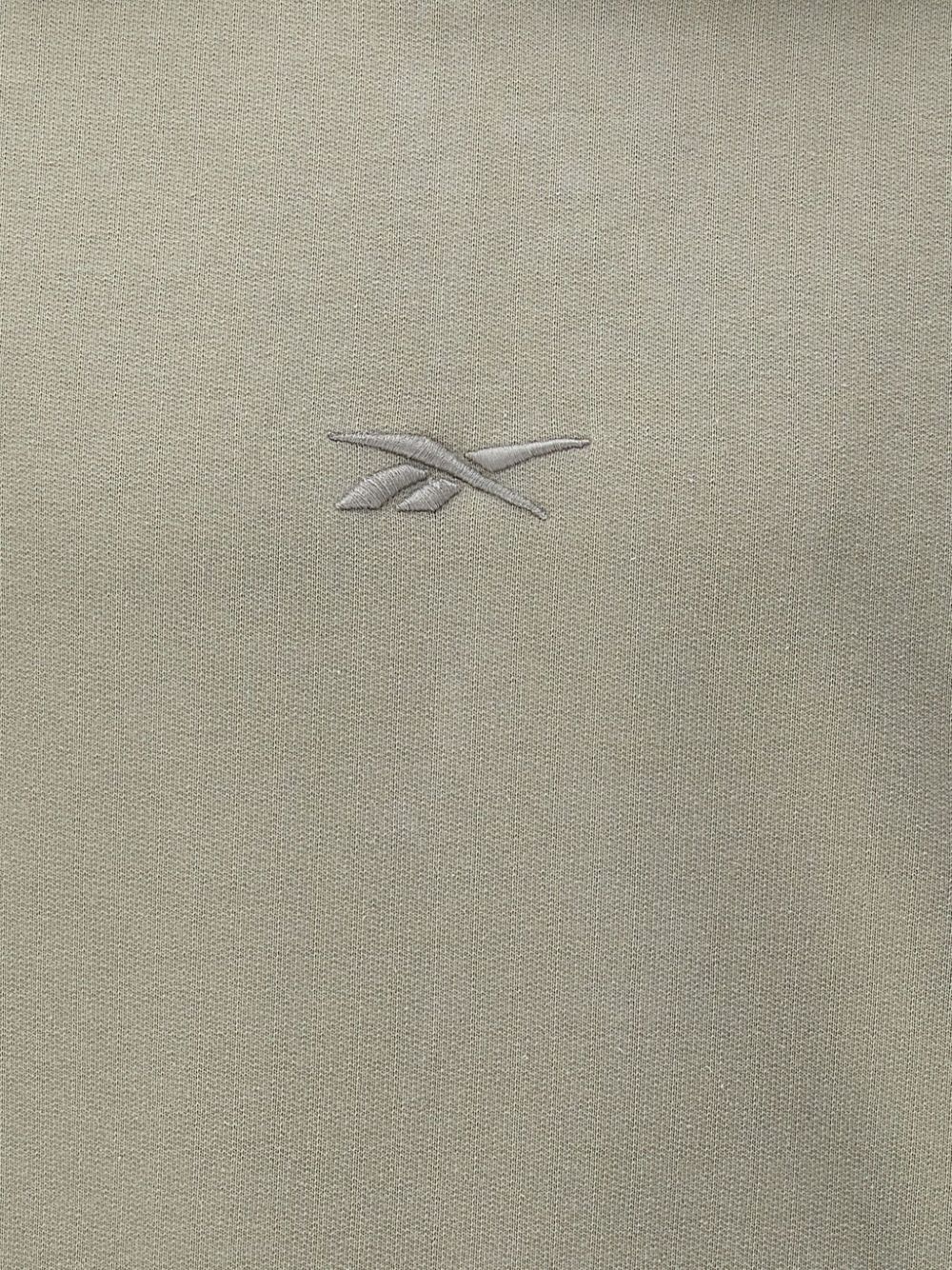 logo-embroidered hoodie - 8