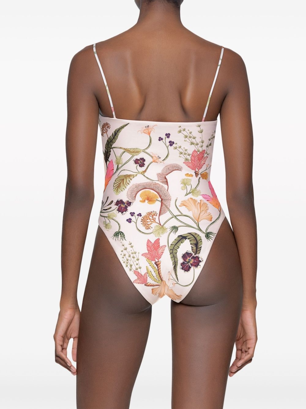 Ãbano Habitat floral-print swimsuit - 4