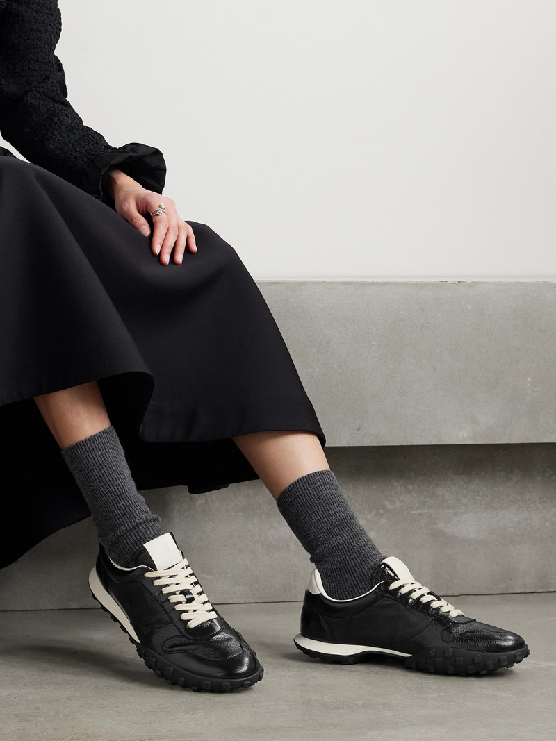 Jil Sander Leather Sneakers outlook