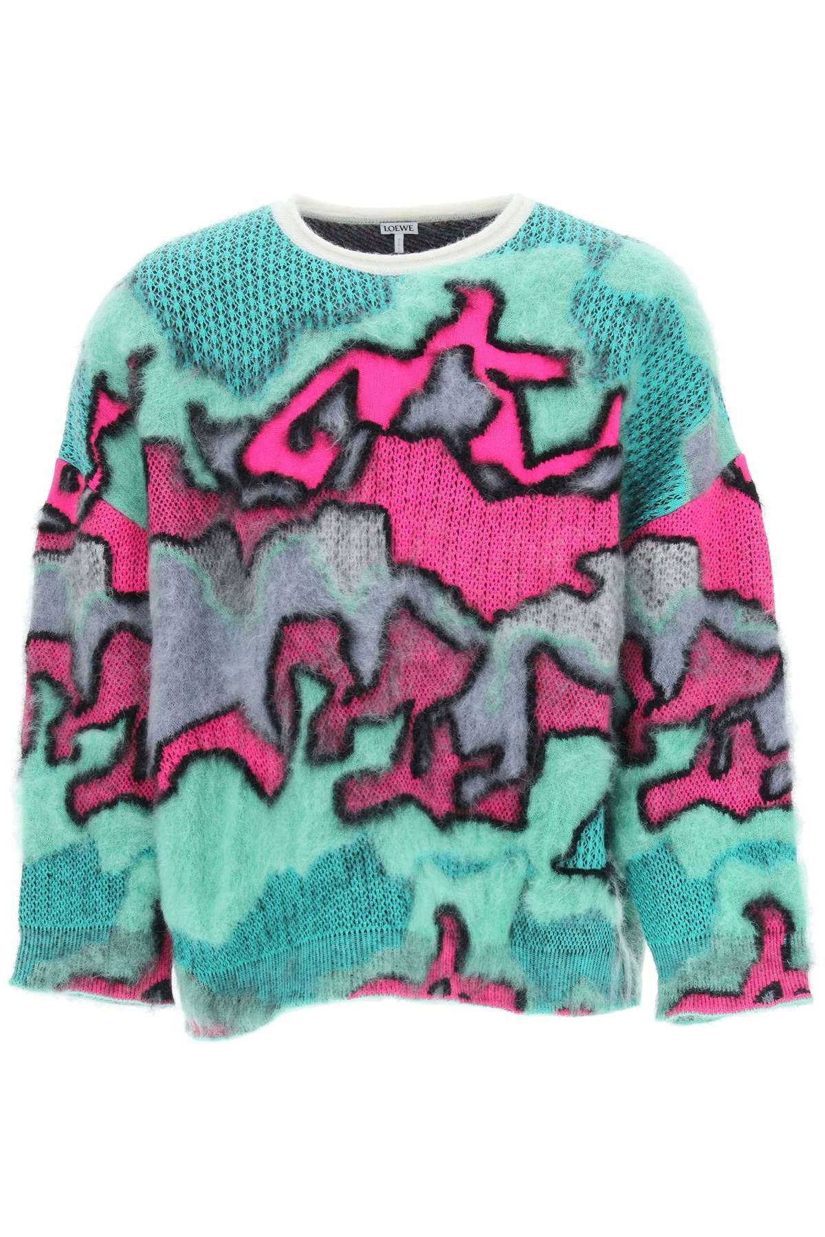 MULTICOLOR MOHAIR PULLOVER - 1