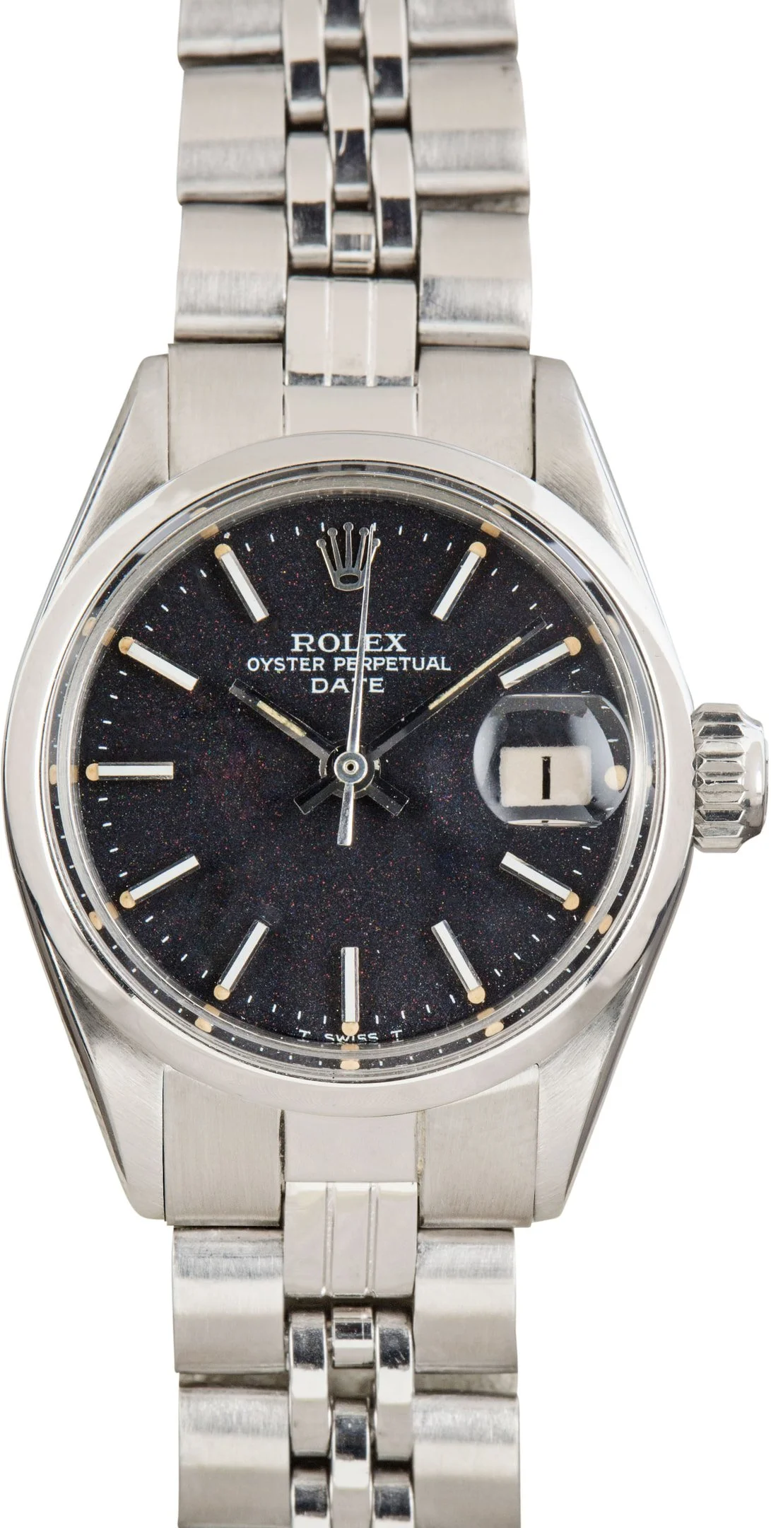 Ladies Rolex Date 6516 Black Dial - 1
