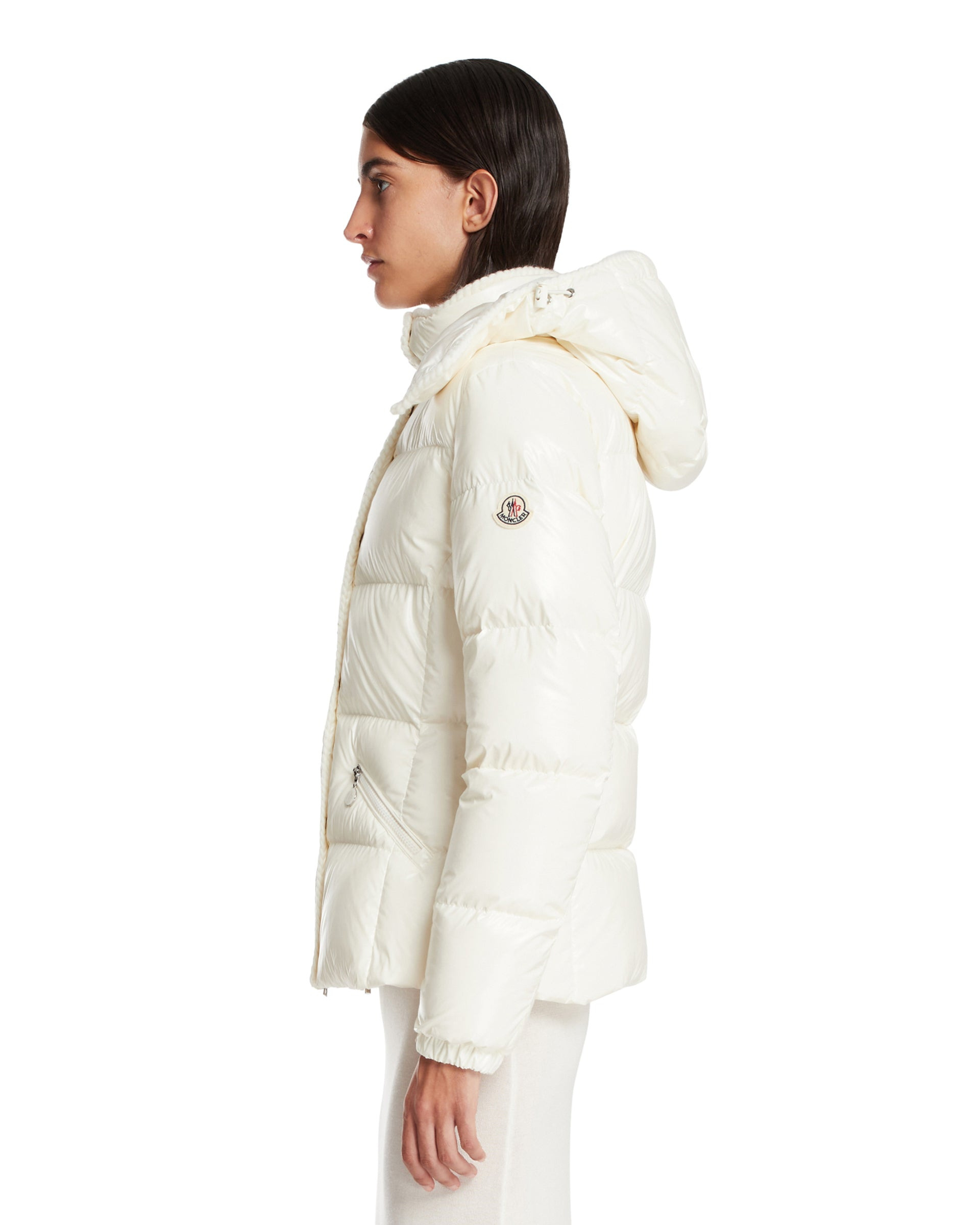 White Glareins Short Down Jacket - 5