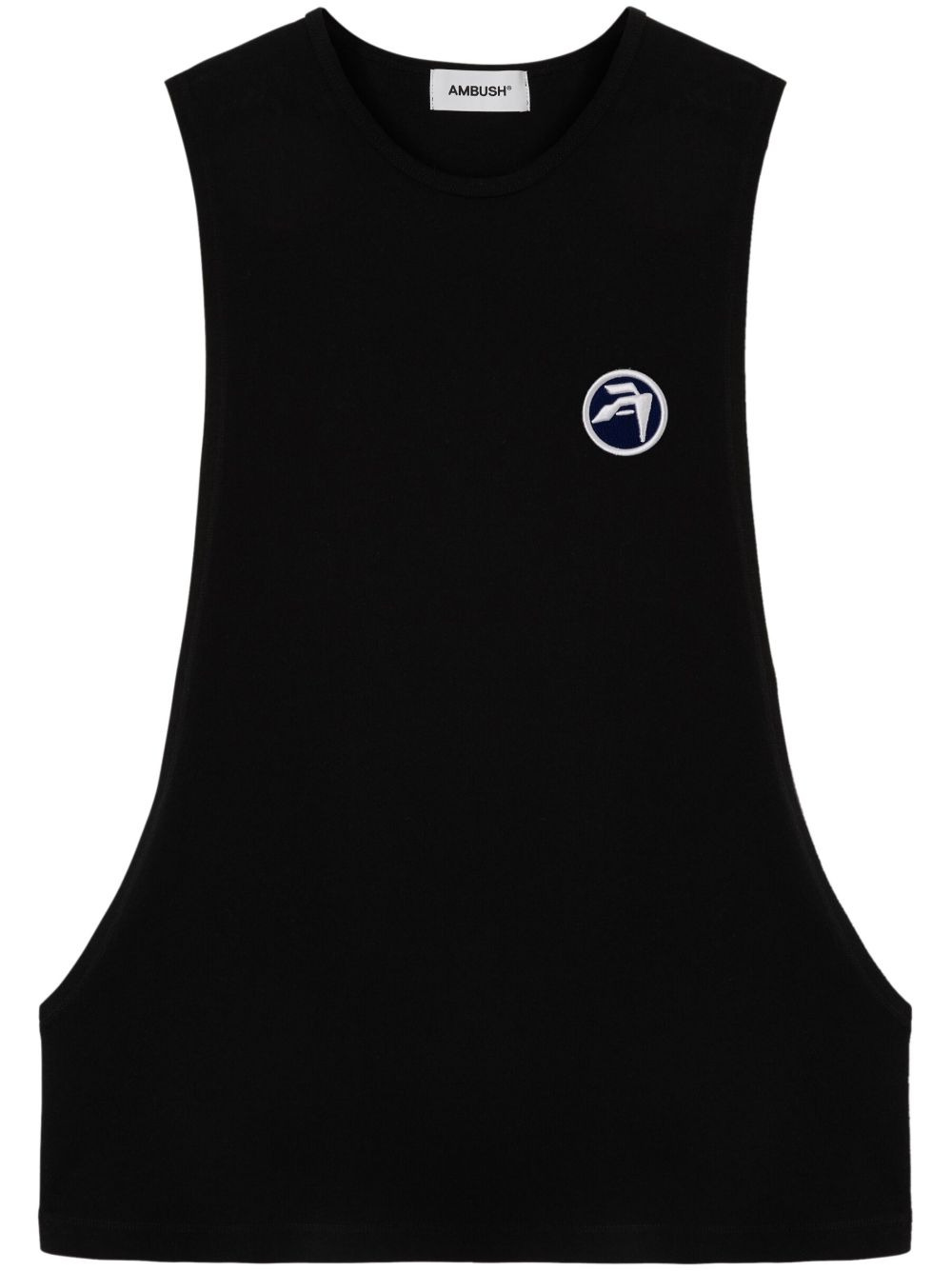 logo-patch vest - 1