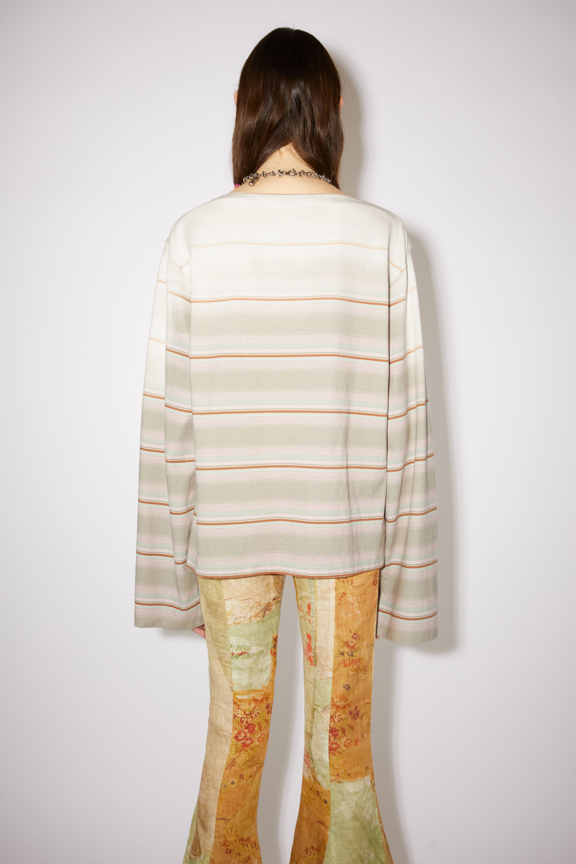 Jersey sweatshirt - Mushroom beige/light pink - 3