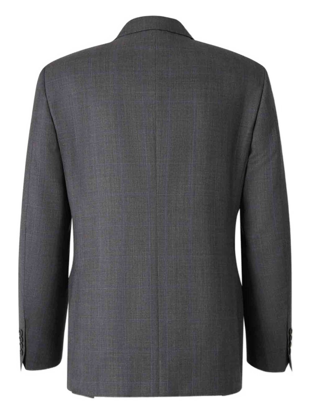 checked wool suit - 2