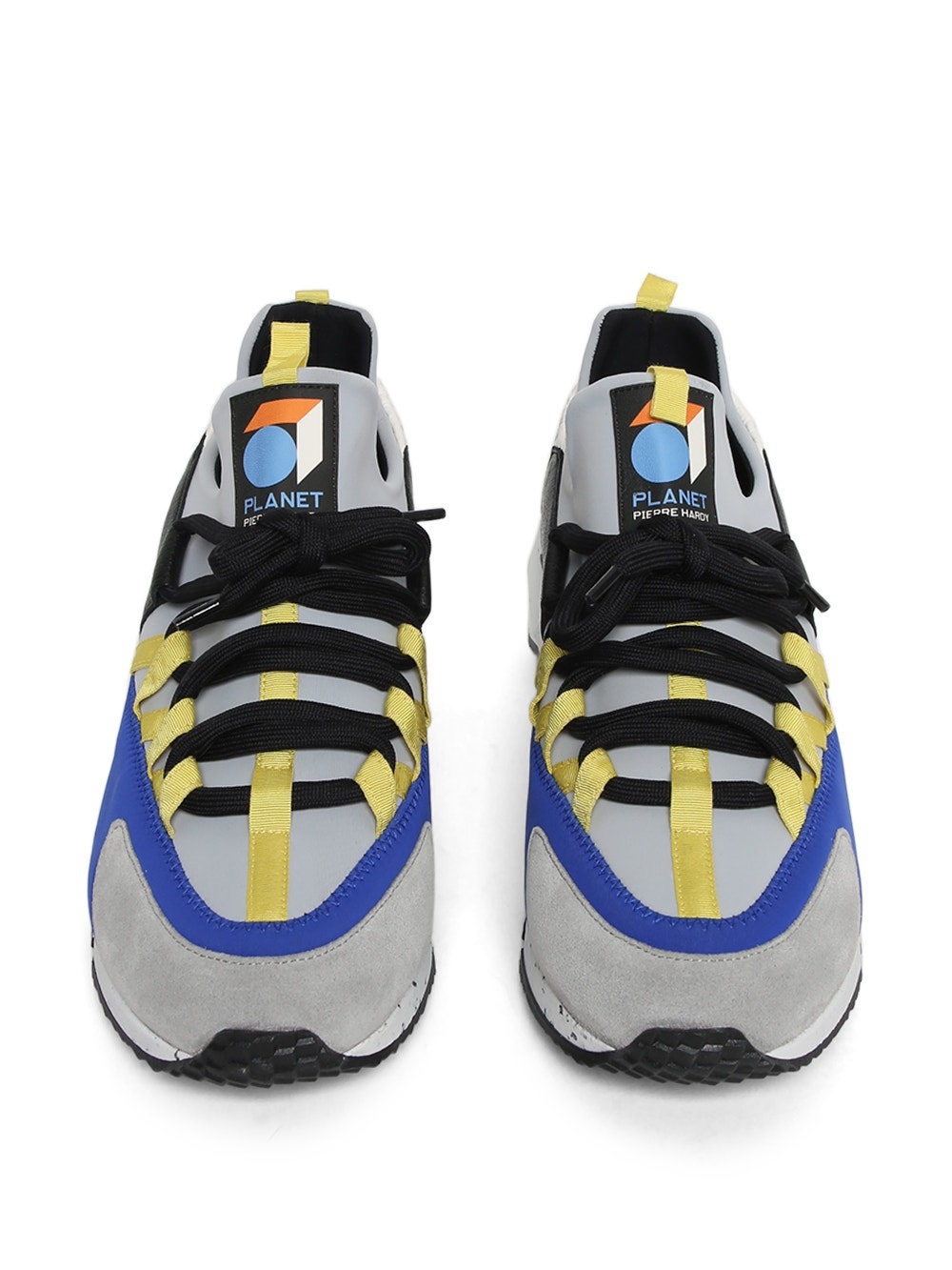 Planet Trek Comet Sneakers Grey Blue And Yellow - 3