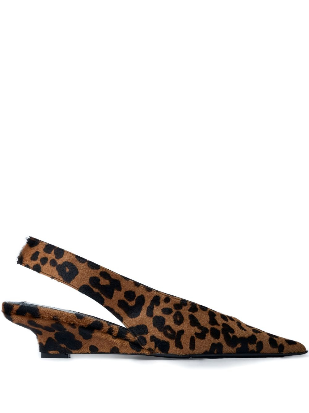 30mm leopard-print pointed-toe pumps - 1