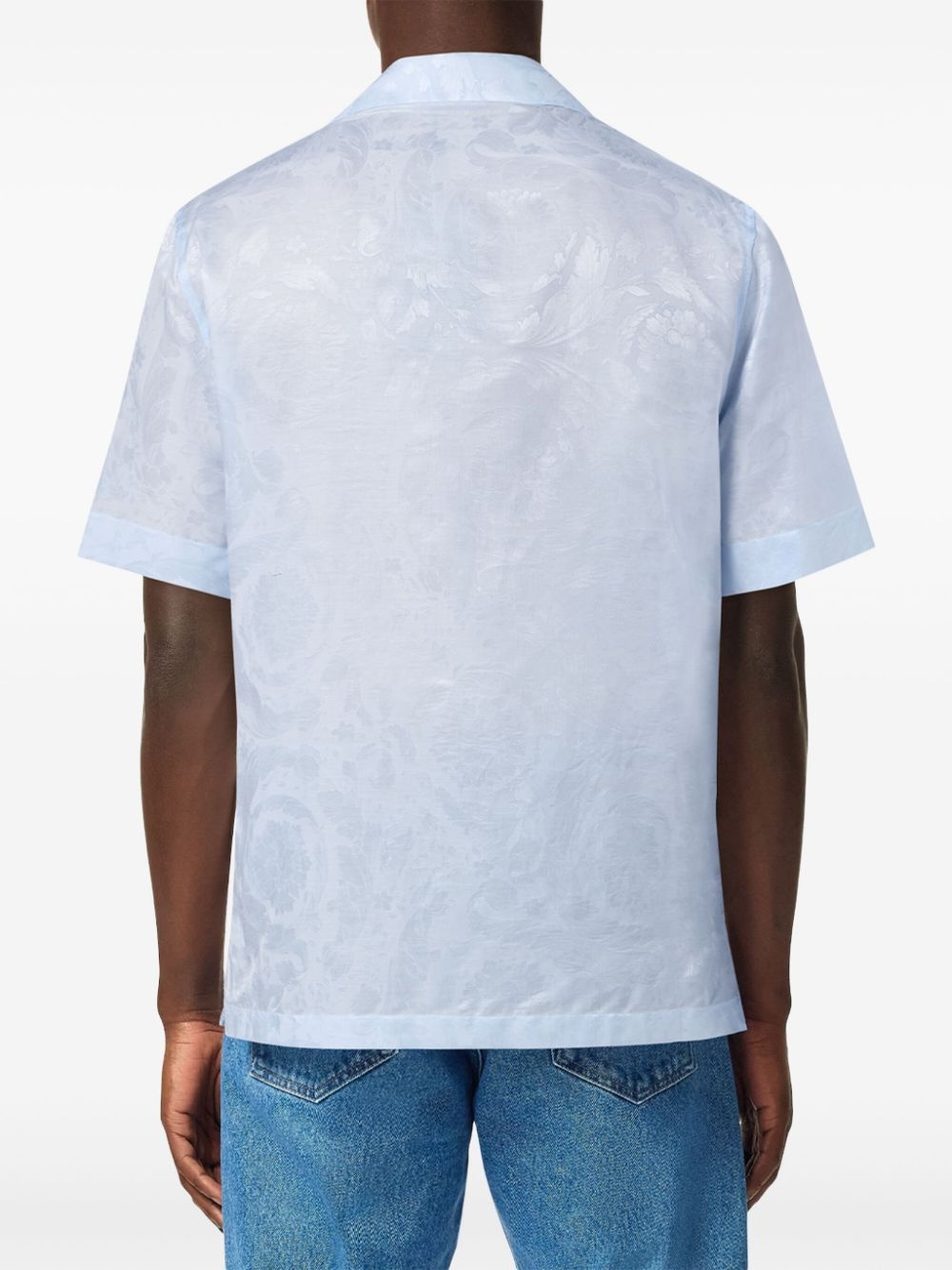 Barocco jacquard shirt - 4