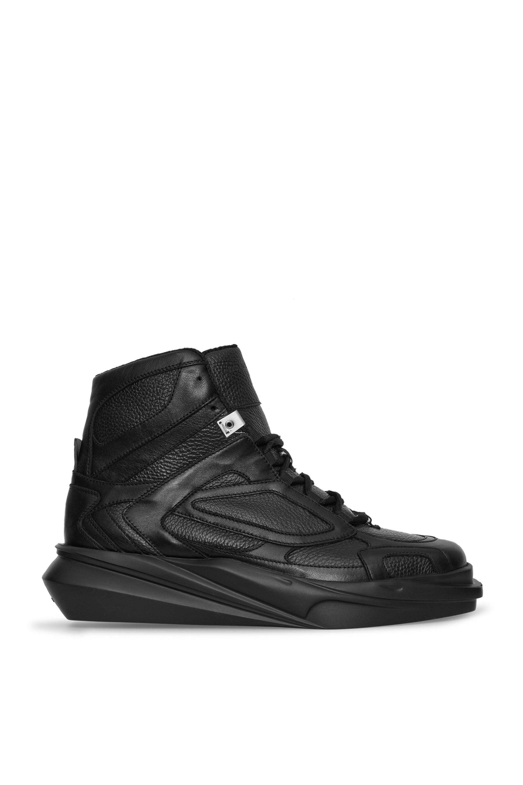 HIGH TOP MONO HIKING SNEAKER / BLK - 1