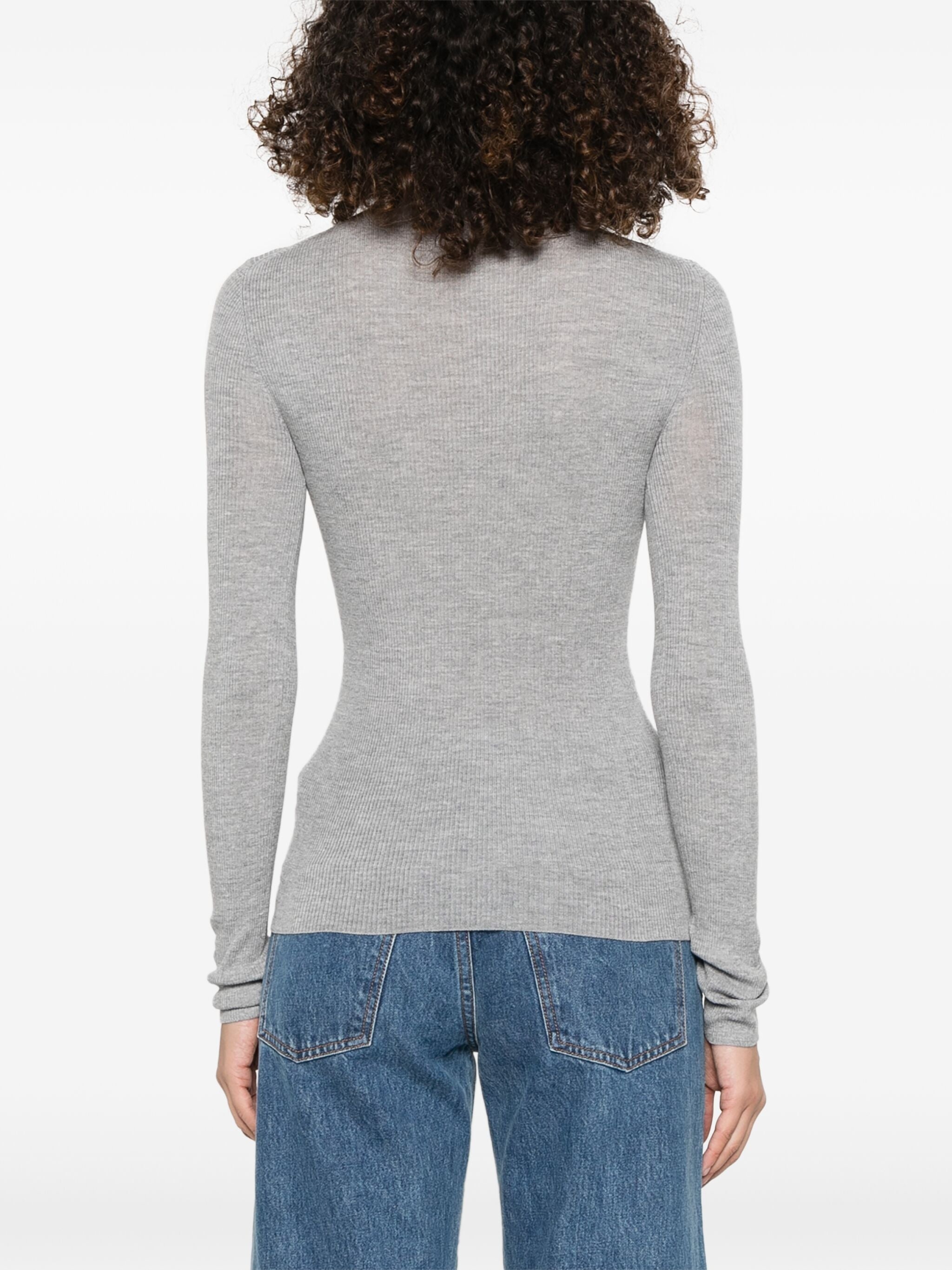 Ribbed Sweater - 3