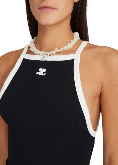 courrèges Coral chocker necklace outlook