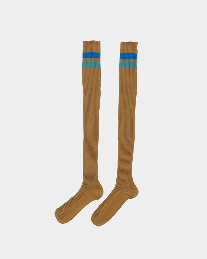 Race Overknee Socks - Organic Cotton Rib 1