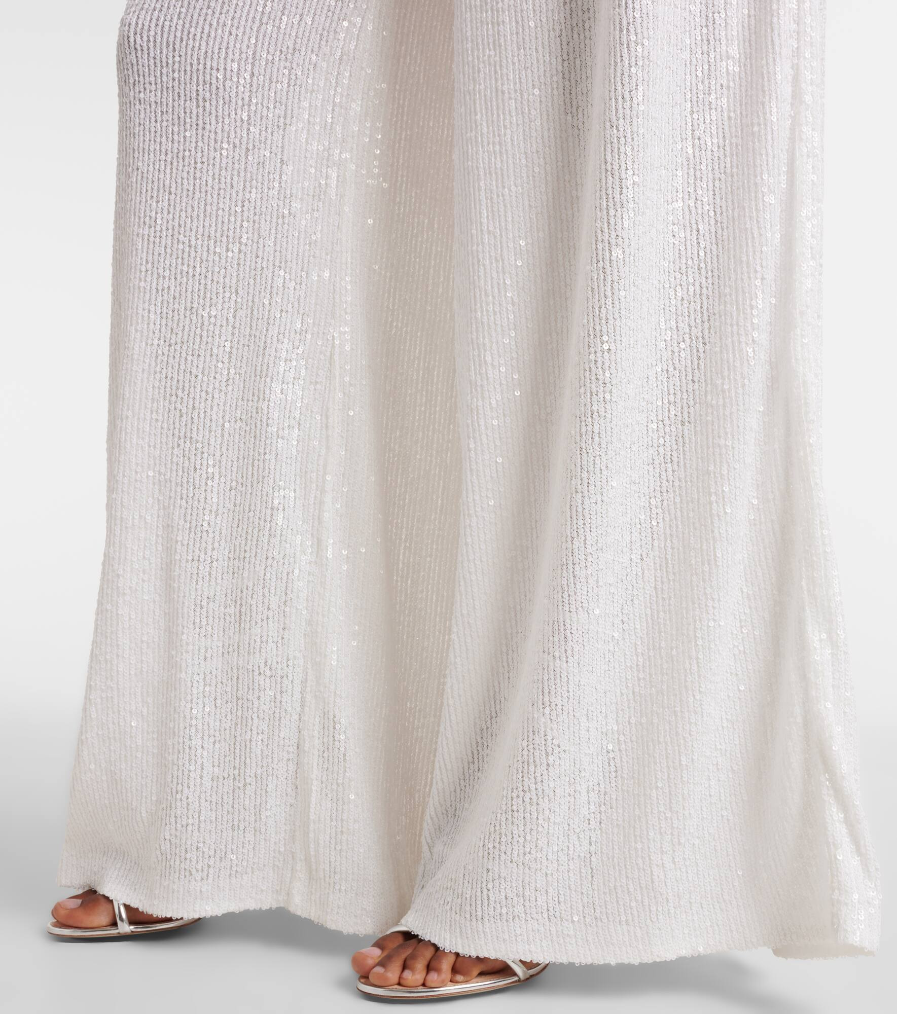 Sequined wide-leg pants - 5