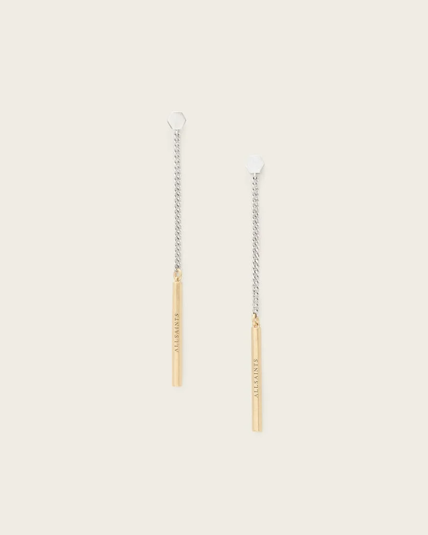 MAEVE LINEAR POST BACK EARRINGS - 1
