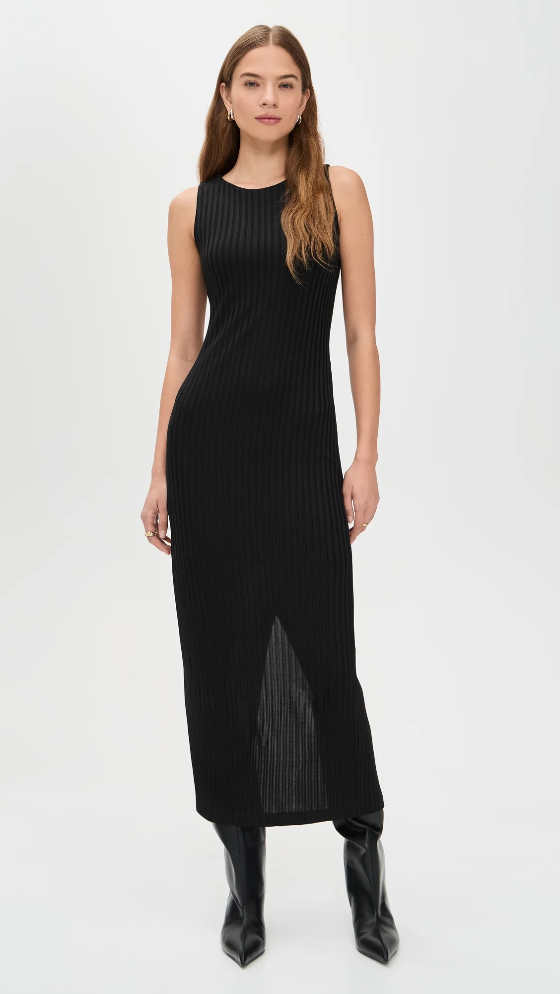 Natalia Boat Neck Midi Dress - 1
