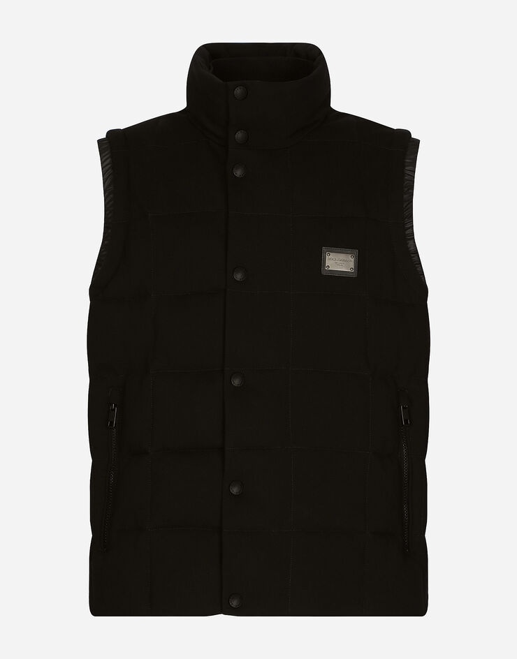 Jersey vest with branded tag - 3