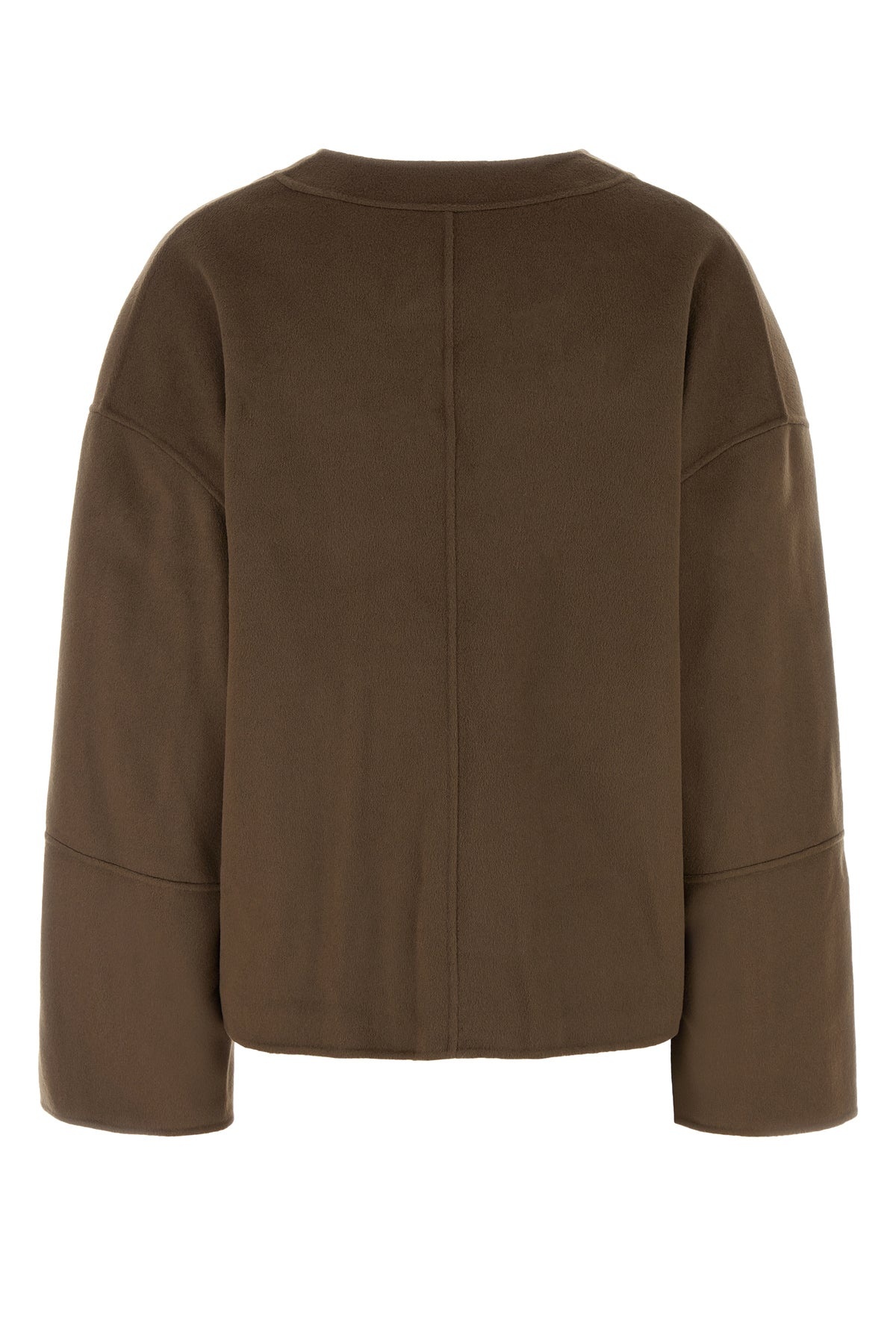 Chocolate wool blend oversize Dodie cardigan - 2
